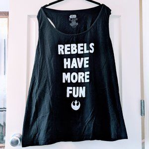 REBELS HAVE MORE FUN official Star Wars tank